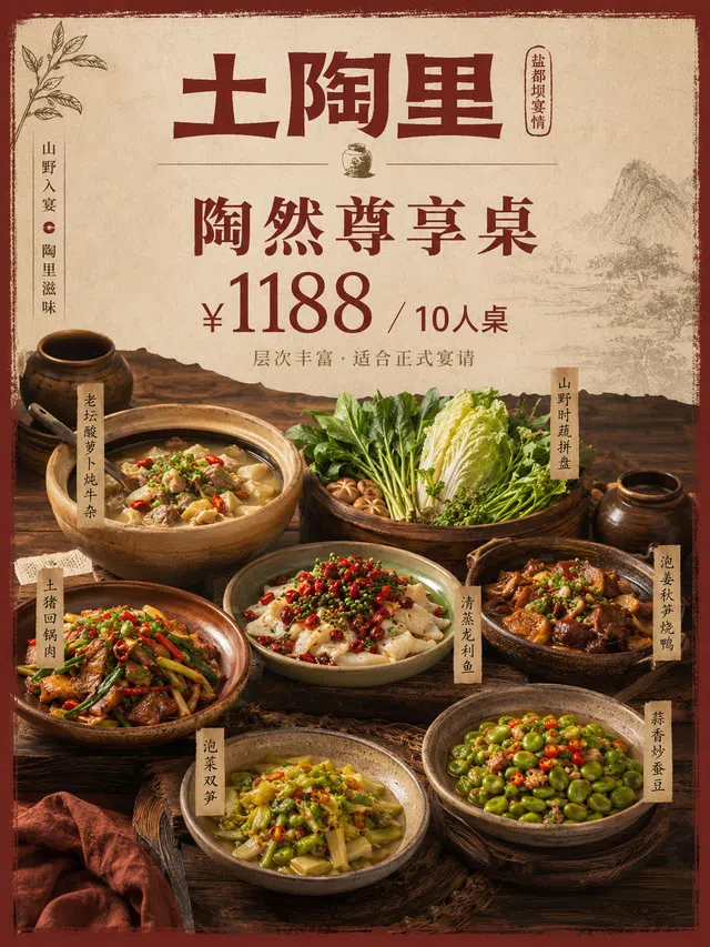 川味宴席海报